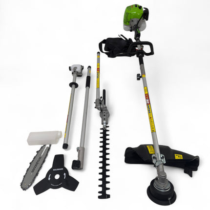 WALDMANN 4 in 1 Gartengerät Elektro mit Batterien