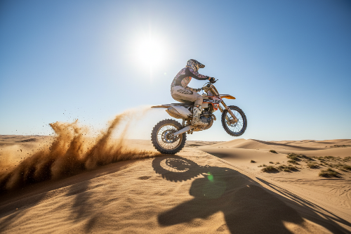 MOTORCROSS AUF WÜSTE